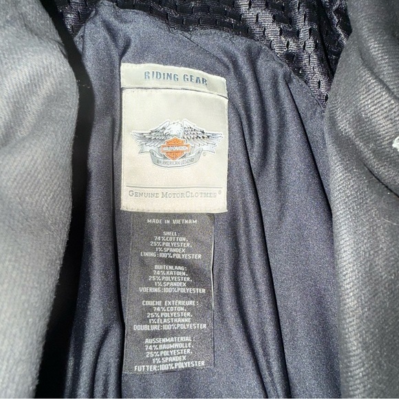 Harley-Davidson Women’s Specter Coated Denim Riding Jacket Coat – Size M - Picture 8 of 9